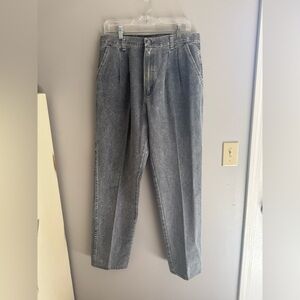 VTG Wrangler Charcoal Wash Jeans Men’s SZ 34X34 Pleated High Rise USA Made